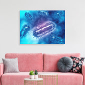 Gruppe der Escherichia coli Bacteria cells 1 Leinwanddruck (Insitu (Wohnzimmer))