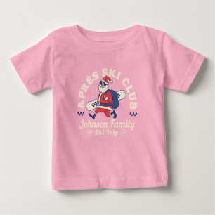 Gruppe der Familienfreunde Skitouren Snowboard Baby T-shirt