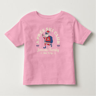 Gruppe der Familienfreunde Skitouren Snowboard Kleinkind T-shirt