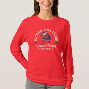 Gruppe der Familienfreunde Skitouren Snowboard T-Shirt