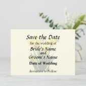 Gruppe der gelben Nadelöle Save The Date (Stehend Vorderseite)