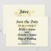 Gruppe der gelben Nadelöle Save The Date (Vorne/Hinten)