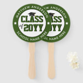 Gruppe der grünen Forstwirtschaft 2023 Fächer (Vorne und Hinten)