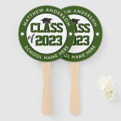 Gruppe der grünen Forstwirtschaft 2023 Fächer (Vorne und Hinten)