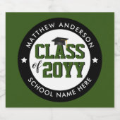 Gruppe der grünen Forstwirtschaft 2023 Schaumweinetikett (Einzelnes Label)