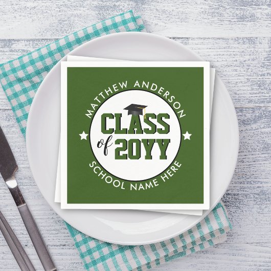 Gruppe der grünen Forstwirtschaft 2023 Serviette