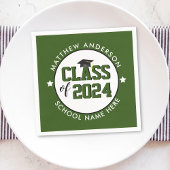 Gruppe der grünen Forstwirtschaft 2023 Serviette