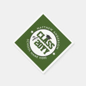 Gruppe der grünen Forstwirtschaft 2023 Serviette (Ecke)