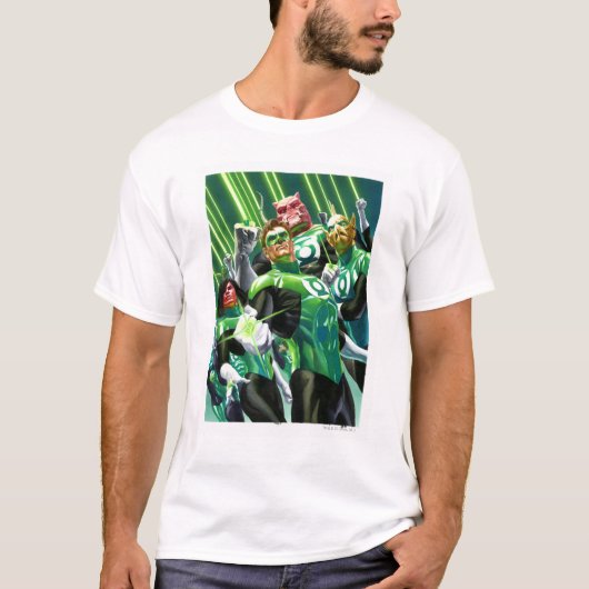 Gruppe der grünen Laternen T-Shirt (Vorderseite)
