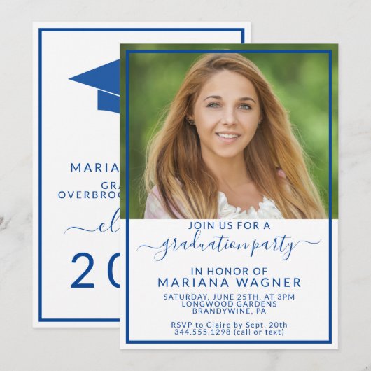 Gruppe der Hochschulabsolventen im Foto 2022 I Einladung (Vorne/Hinten)