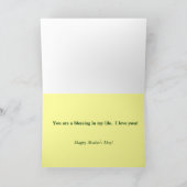 Gruppe der Karte der Wildblumen-Mutter Tages (Innenseite)