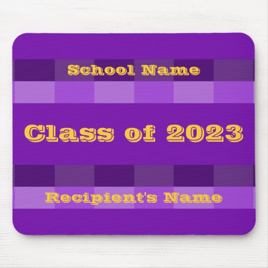 Gruppe der Lila und goldenen Mousepad 2023 von Jan (Vorne)