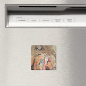 Gruppe der Mönche und Buddha Magnet (In Situ (Geschirrspüler))