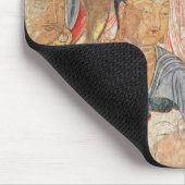 Gruppe der Mönche und des Buddhas Mousepad (Ecke)