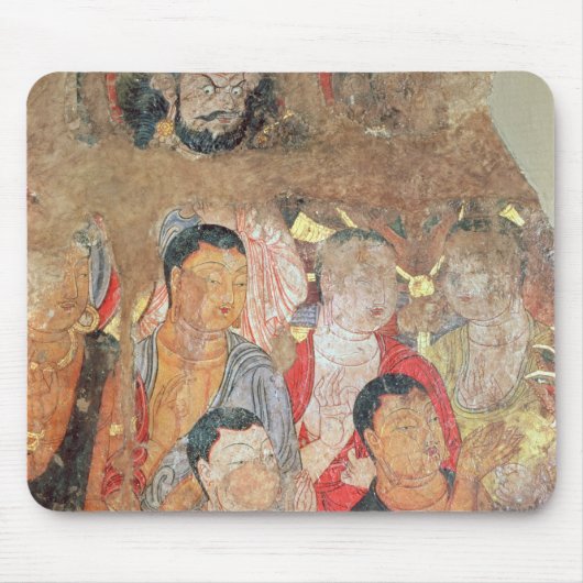 Gruppe der Mönche und des Buddhas Mousepad (Vorne)
