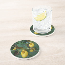 Gruppe der orchiden Blume der Gelben Dame Getränkeuntersetzer