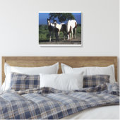 Gruppe der Paint Horses Leinwanddruck (Insitu (Schlafzimmer))
