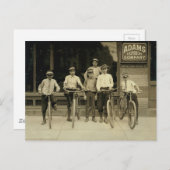 Gruppe der Postboten in Norfolk, Va. Postkarte (Vorne/Hinten)