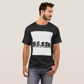Gruppe der Radfahrer T-Shirt (Vorne ganz)