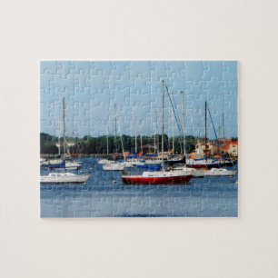 Gruppe der Sailboats Newport RI Puzzle