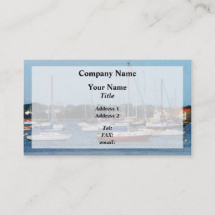 Gruppe der Sailboats Newport RI Visitenkarte