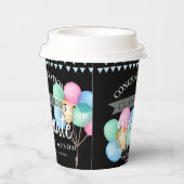 Gruppe der Schwarzen Glückwünsche 2023 Abschluss Pappbecher (Rechts)