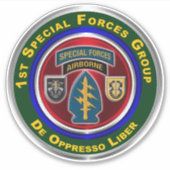 Gruppe der Spezialeinheiten Aufkleber (Vorderseite)