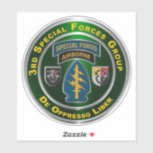 Gruppe der Spezialeinheiten Aufkleber (Blatt)