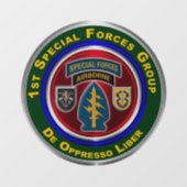 Gruppe der Spezialeinheiten  Fensteraufkleber (Blatt)