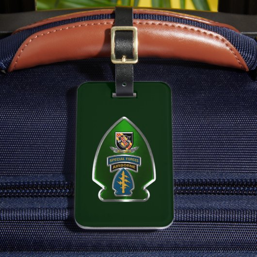 Gruppe der Spezialeinheiten (Im Flugzeug) Gepäckanhänger (Vorderseite Insitu 2)