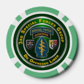 Gruppe der Spezialeinheiten Pokerchips (Rückseite)