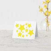 Gruppe der Sterne BLANK Card Karte (Gelbe Blume)