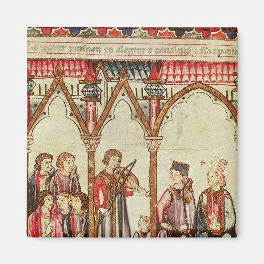 Gruppe der Troubadours Magnet (Vorne)