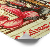 Gruppe der Troubadours Poster (Ecke)