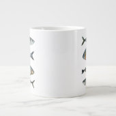 Gruppe der vier Fische Jumbo-Tasse (Vorderseite)