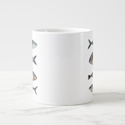 Gruppe der vier Fische Jumbo-Tasse (Vorderseite)
