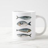 Gruppe der vier Fische Jumbo-Tasse (Rechts)