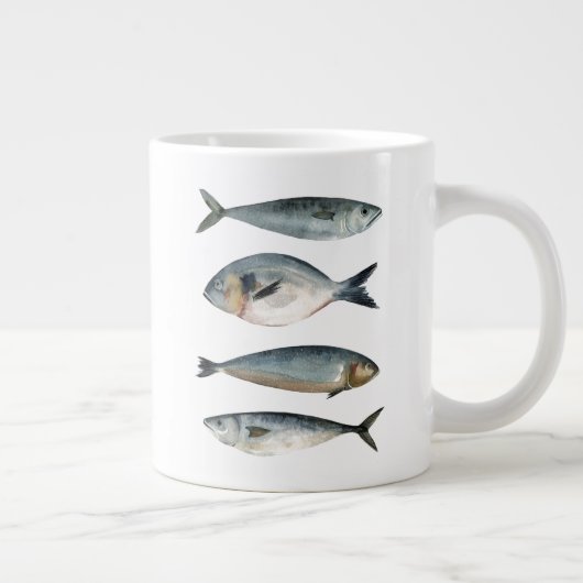 Gruppe der vier Fische Jumbo-Tasse (Rechts)