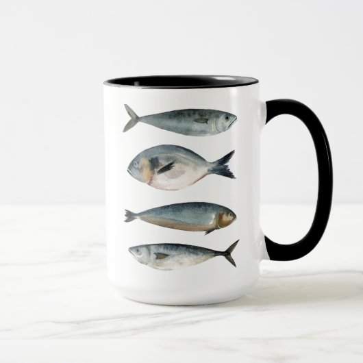 Gruppe der vier Fische Tasse (Rechts)