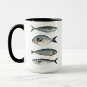 Gruppe der vier Fische Tasse (Links)