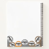 Gruppe der Wälder der Wälder Notizblock (Rückseite)