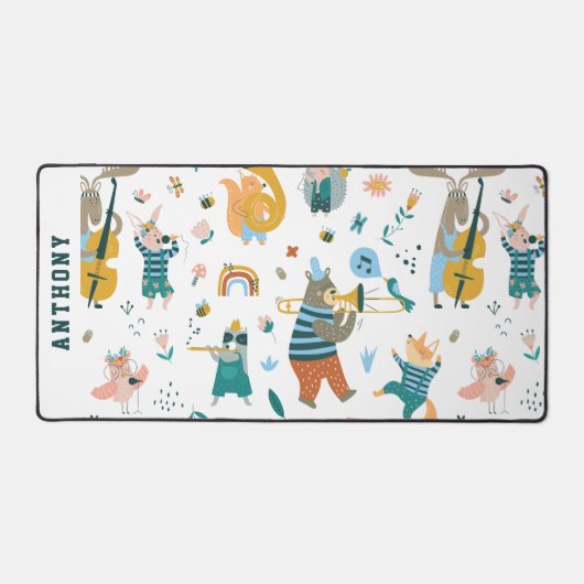 Gruppe der Waldtiere Schreibtischunterlage (Vorderseite)