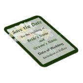 Gruppe der Weißgeruch Save the Date Magnet (Rechte Seite)