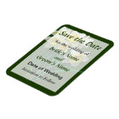 Gruppe der Weißgeruch Save the Date Magnet (Linke Seite)