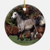 Gruppe des arabischen Pferdelaufens Keramikornament (Hinten)