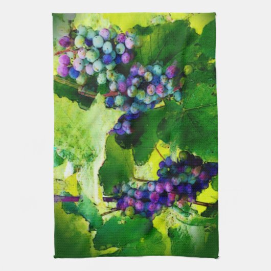 Gruppe des Trauben-Geschirrtuchs 2017gr Küchentuch (Vertikal)