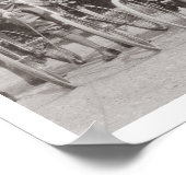 Gruppe Edwardischer Fahrradfahrer, Anfang der 1900 Poster (Ecke)