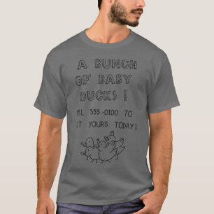 Gruppe Enten Regular Show Weißer Hintergrund Overs T-Shirt