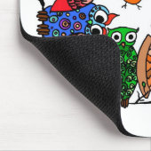 Gruppe Eulen Mousepad (Ecke)