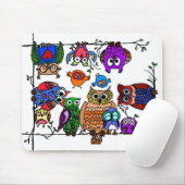 Gruppe Eulen Mousepad (Mit Mouse)
